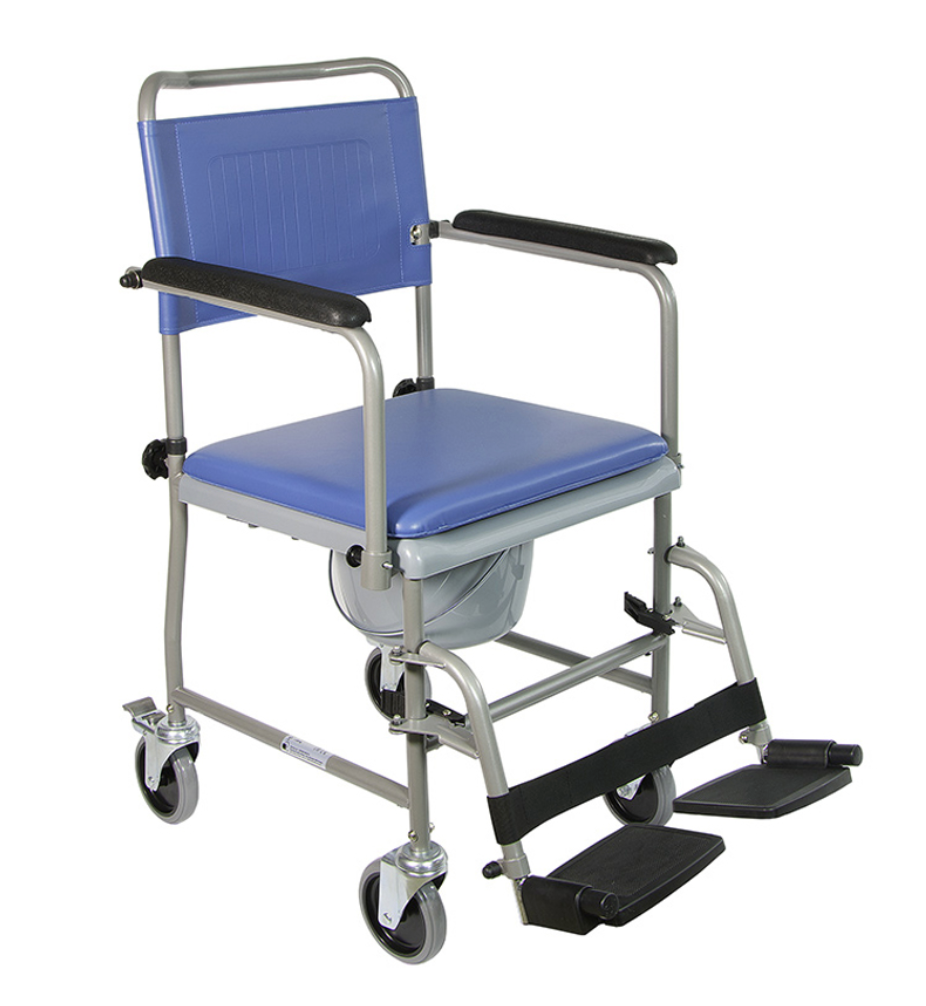 Chaise Garde-Robe Percée Kelis - Roues & Accoudoirs