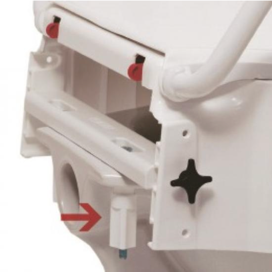 Réhausse WC Aquatec 900 Invacare