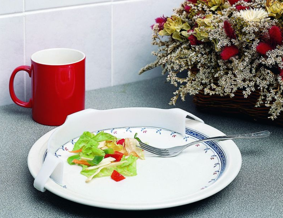 Rebord Assiette Droit Blanc Identités