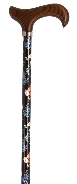 Canne réglable en aluminium Fleurs Fayet